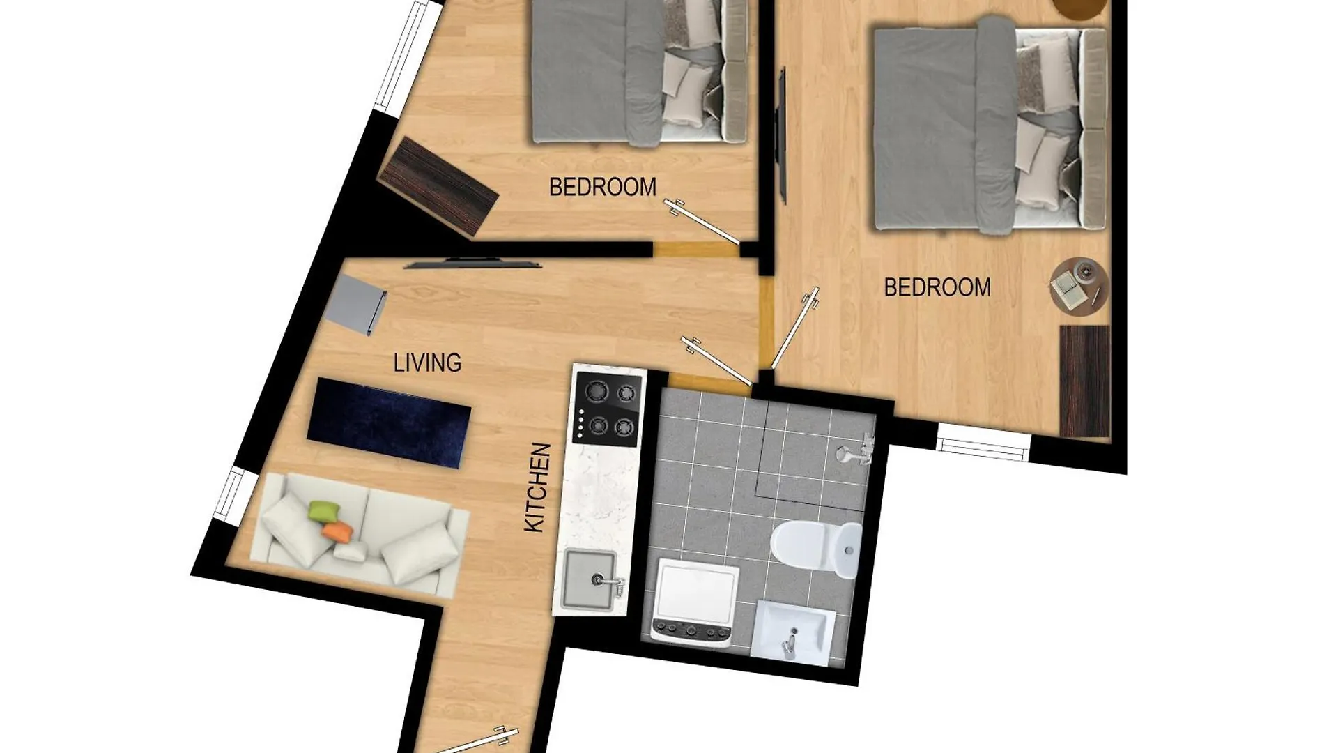 Appartamento King Bed - Behind Bryggen - Renovated Des 23 Bergen